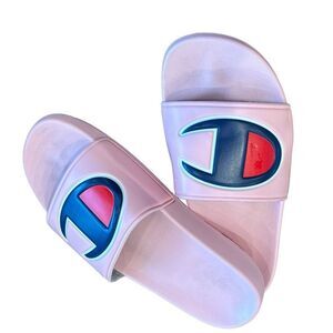 Champion Slides Pink Sandal  Flip Flop Women’s Size 7